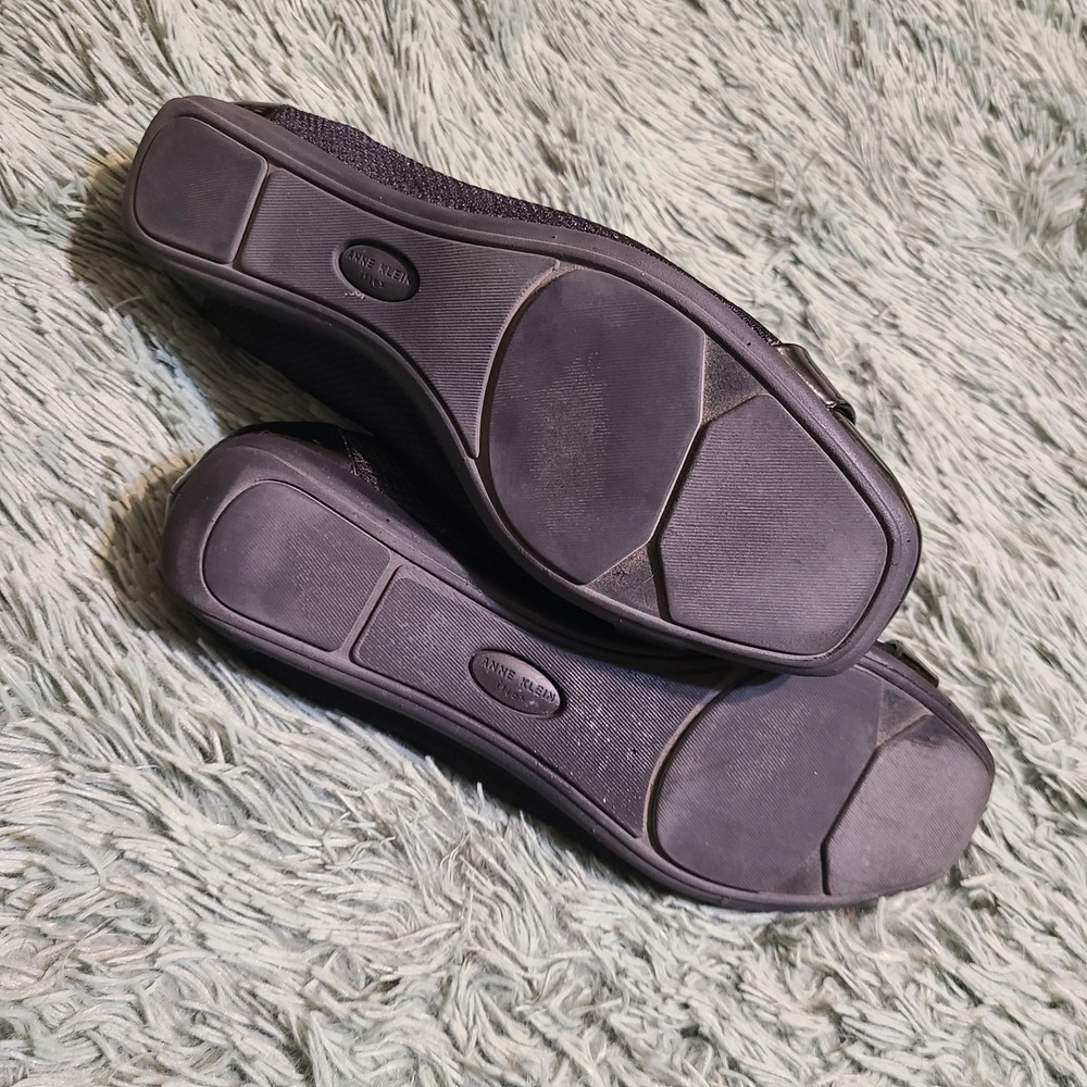 Anne Klein Unice Iflex Black Patent Leather Comfort Shoes Womens 10 M Black - Picture 8 of 8